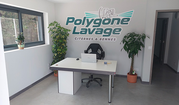 polygone lavage - bureau accueil